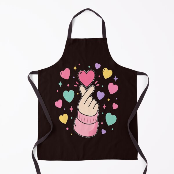 Item preview, Korean Finger Heart Cute Pastel Love Art — Kawaii Hearts Valentine Gift designed and sold by CozyPaletteShop.