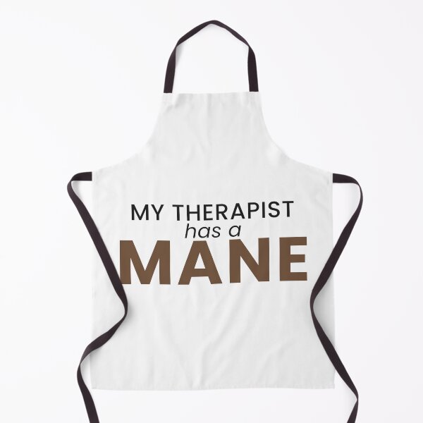 Item preview, My Therapist Has A Mane Funny Horse Lover Tee designed and sold by 7Four1 Designs.