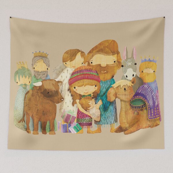 Item preview, Cute Christmas Nativity Scene designed and sold by Karin Taylor.