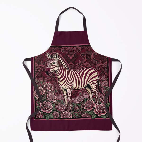 Item preview, Burgundy Zebra, Mauve Roses & Baroque designed and sold by DesignsByPrnces.