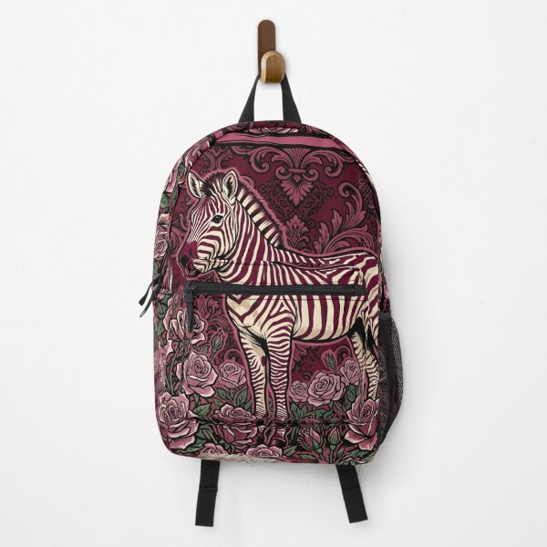Item preview, Burgundy Zebra, Mauve Roses & Baroque designed and sold by DesignsByPrnces.