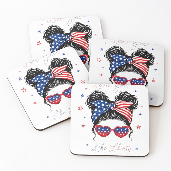 Item preview, Love You Like Liberty Patriotic Girl designed and sold by PrettyRottenCo.