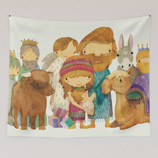 Item preview, Cute Christmas Nativity Scene designed and sold by Karin Taylor.