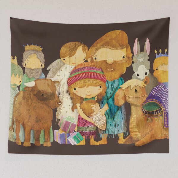 Item preview, Cute Christmas Nativity Scene designed and sold by Karin Taylor.
