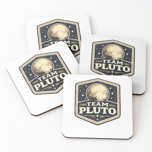 Item preview, Team Pluto Retro Space Badge designed and sold by EastEndTownie.