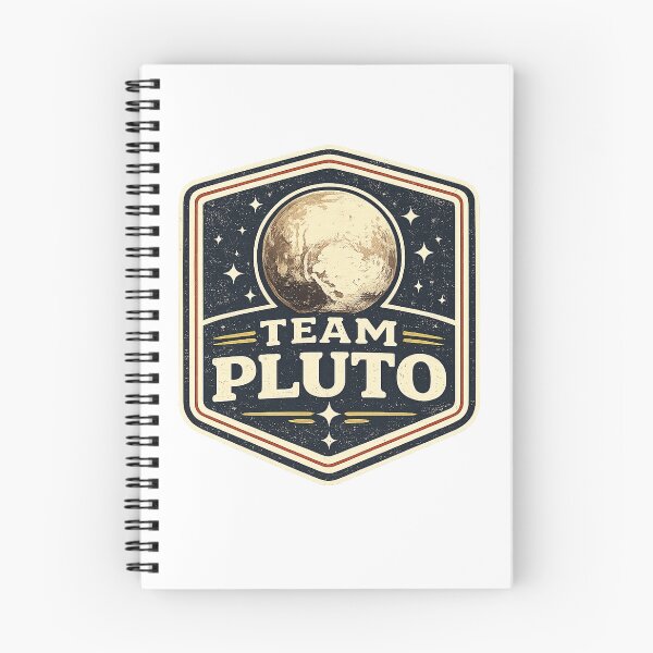 Item preview, Team Pluto Retro Space Badge designed and sold by EastEndTownie.