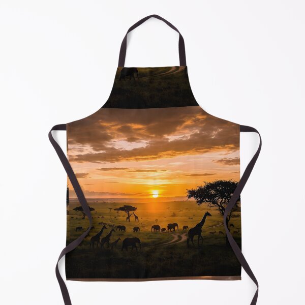 Item preview, African Savanna Wildlife Sunset designed and sold by SavannaCanvas.