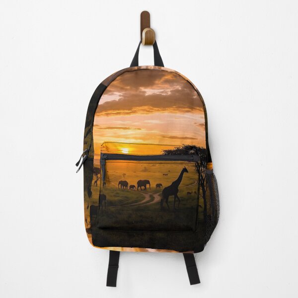 Item preview, African Savanna Wildlife Sunset designed and sold by SavannaCanvas.