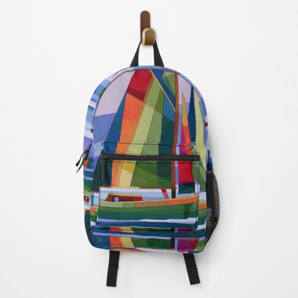 Item preview, Colorful abstract geometric sailboat designed and sold by dcrc.