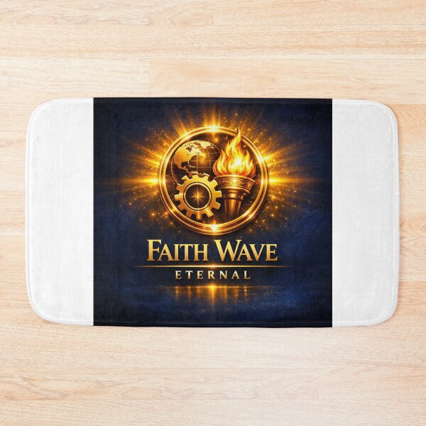 Item preview, Faith Wave Eternal – Divine Emblem of Light designed and sold by MastersDesignNk.
