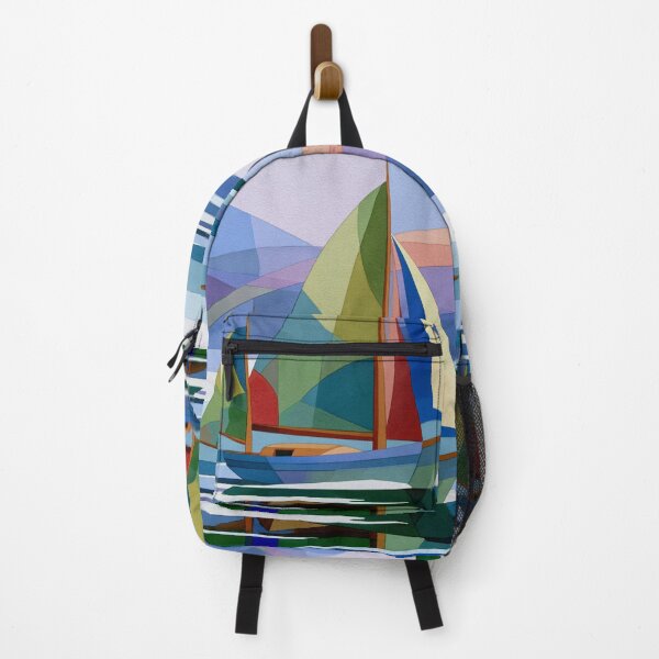Item preview, Colorful abstract geometric sailboat designed and sold by dcrc.