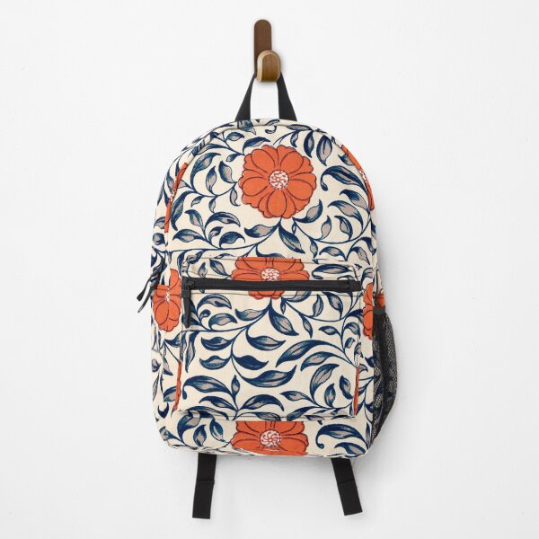 Item preview, FLORAL WHITE & ORANGE PEDALS designed and sold by THE GOOD FIND.