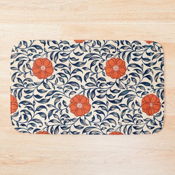 Item preview, FLORAL WHITE & ORANGE  PEDALS designed and sold by THE GOOD FIND.