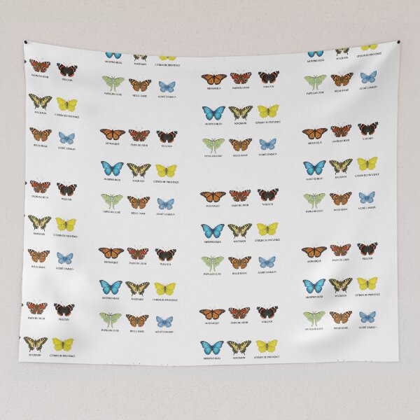 Item preview, La Grande Collection des Papillons - Guide d'Identification Vintage (Poster T-Shirt) designed and sold by NinaCreator.