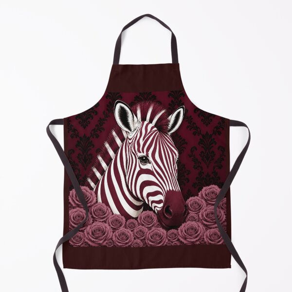 Item preview, Burgundy Zebra, Mauve Roses & Baroque designed and sold by DesignsByPrnces.