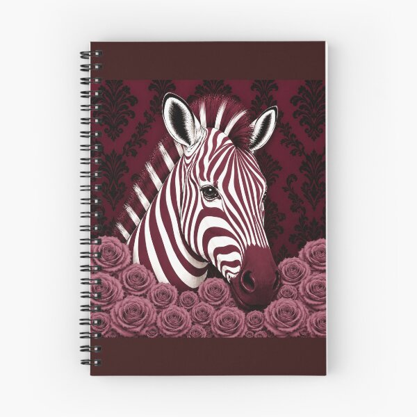 Item preview, Burgundy Zebra, Mauve Roses & Baroque designed and sold by DesignsByPrnces.