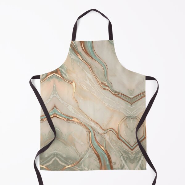 Item preview, Elegant Rose Gold and Mint Marble Fluid Art designed and sold by snoWorkshop.
