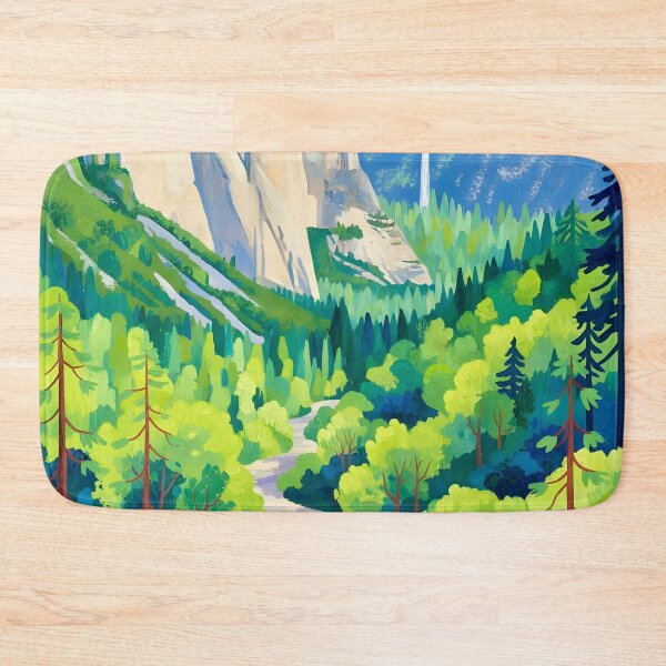 Artikelvorschau, Yosemite nach David Hockney entworfen und verkauft von Vicky Brago-Mitchell®.