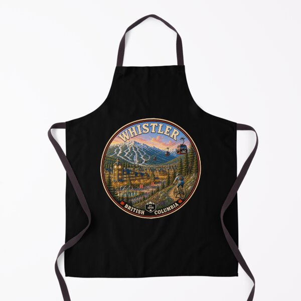 Item preview, Whistler Village & Blackcomb Mountain Badge Sticker designed and sold by Swanny's Custom T-shirt and Gift Designs.