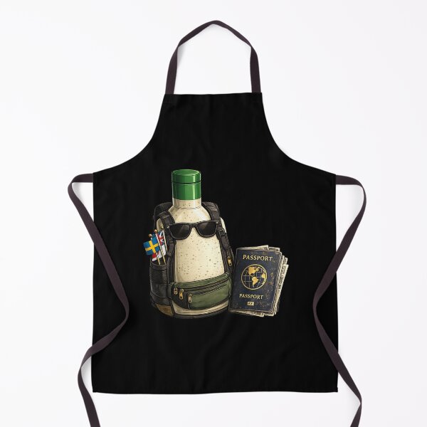 Item preview, Ranch Dressing World Traveler Funny Travel Sticker designed and sold by ModkMerch.
