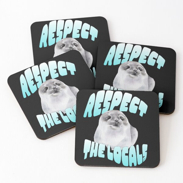 Item preview, Respect The Locals sea lion designed and sold by ALL4LOVEstudio.