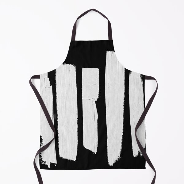 Item preview, White Pulse Abstract – Modern Graphic Brushstrokes on Black designed and sold by Giovanna2026.