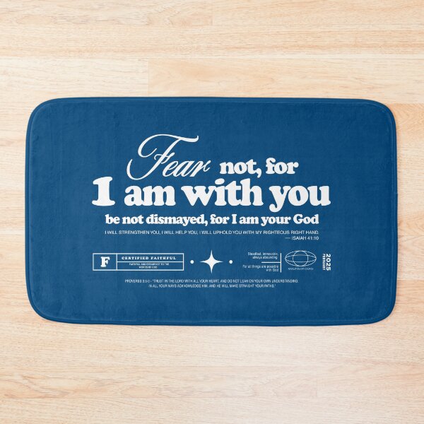 Item preview, Fear Not, For I Am With You – Isaiah 41:10 designed and sold by AliceAndCats.