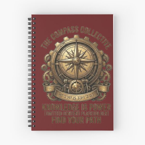 Item preview, The Compass Collective Knowledge Is Power Vintage Steampunk designed and sold by Dream Weave Studio.