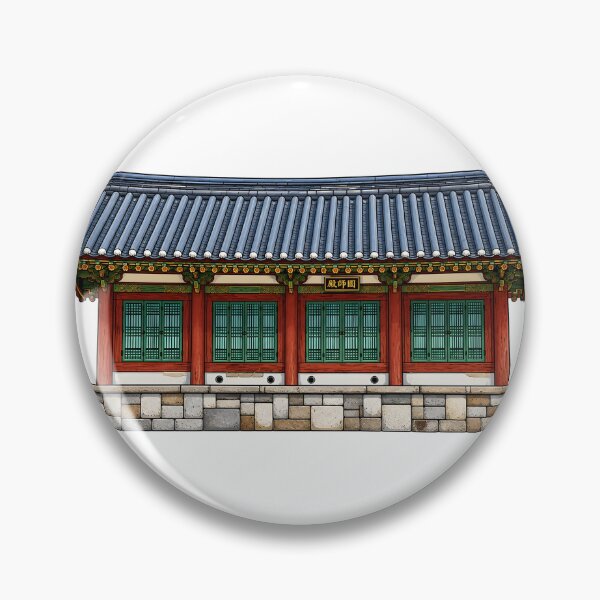 Item preview, Photonuri Beautiful Korean Temple Traditional Hanok House Art designed and sold by photonuri.