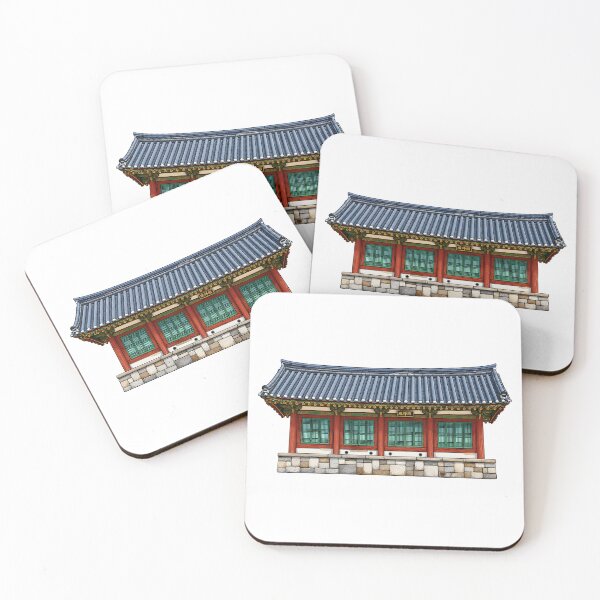 Item preview, Photonuri Beautiful Korean Temple Traditional Hanok House Art designed and sold by photonuri.