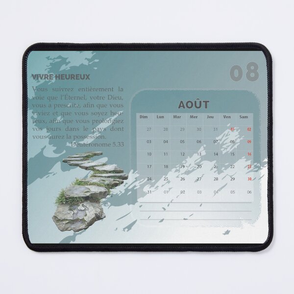 Item preview, 2025 calendar bible verse french designed and sold by vpalmyre.