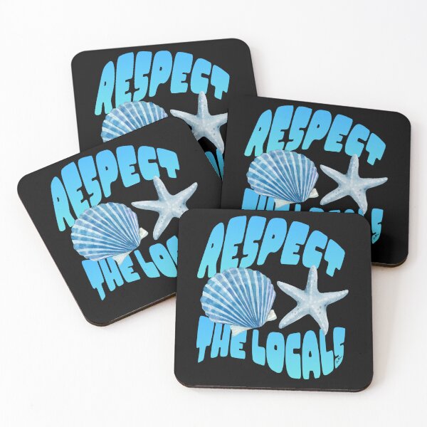 Item preview, Respect The Locals seashells designed and sold by ALL4LOVEstudio.