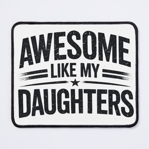 Item preview, Awesome Like My Daughters Funny Dad Quote Typography T-Shirt designed and sold by mansourhamid.