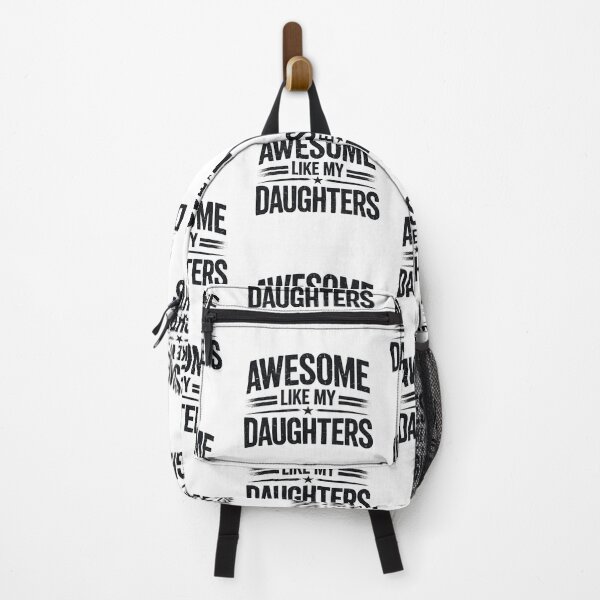 Item preview, Awesome Like My Daughters Funny Dad Quote Typography T-Shirt designed and sold by mansourhamid.