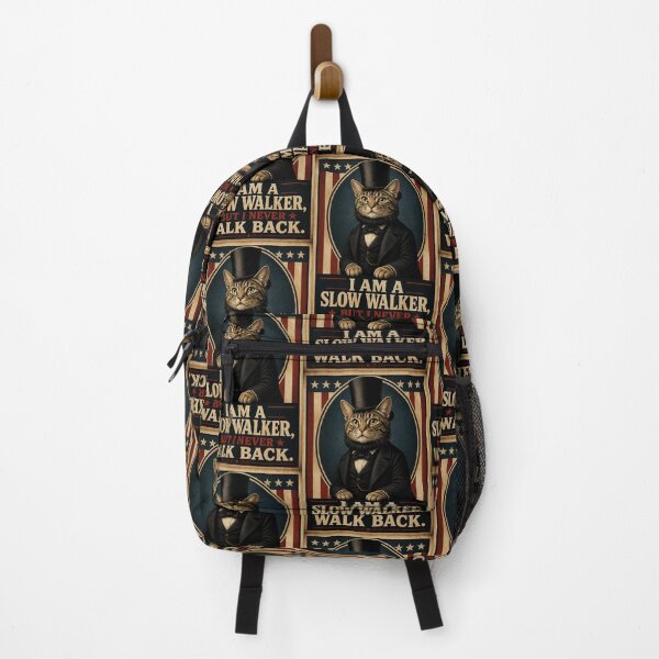 Item preview, Copy of I Am a Slow Walker But I Never Walk Back - Cat Abraham Lincoln Quote designed and sold by Donsean22.