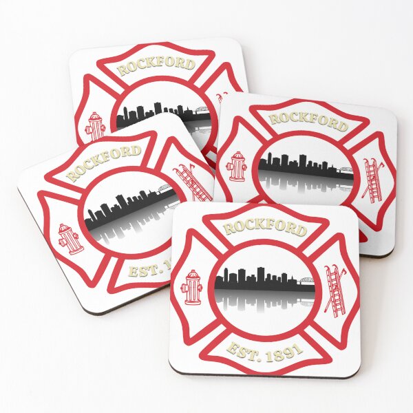 Item preview, Rockford Fire Department Maltese Cross (Design 1) designed and sold by BerlinerKatzen.