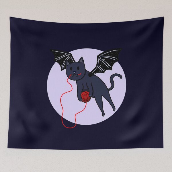 Item preview, Spooky Bat Cat Pastel designed and sold by Mozycatsh.