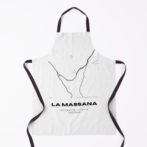 Item preview, La Massana Map Print | Minimalist Road Map of La Massana, Andorra designed and sold by RM-Journey.