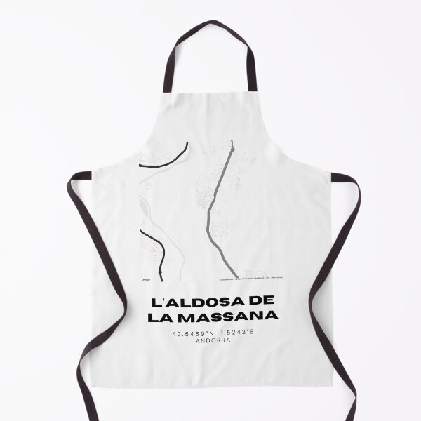 Item preview, L'Aldosa de la Massana Map Print | Minimalist Road Map of L'Aldosa, Andorra designed and sold by RM-Journey.