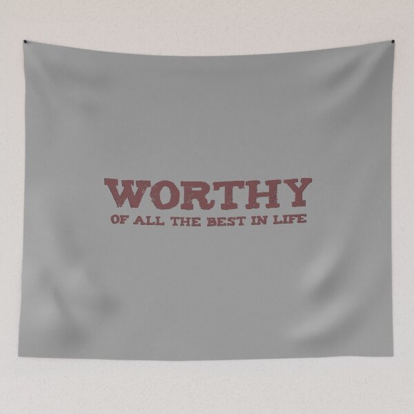 Item preview, Worthy of the Best - Text Only Version designed and sold by TheThankfulTyne.