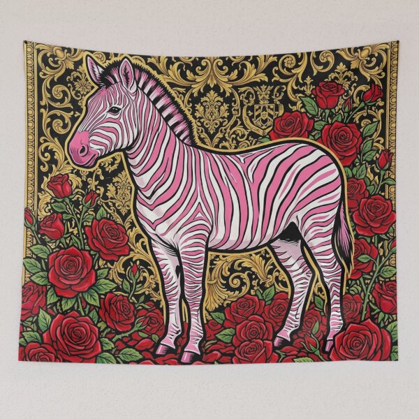 Item preview, Pink Zebra & Black & Gold Baroque designed and sold by DesignsByPrnces.