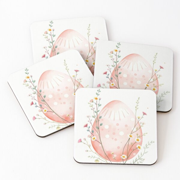 Item preview, Watercolor Patterned Easter Egg with Wildflowers designed and sold by Vida e Arte.