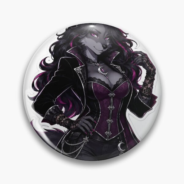 Item preview, Midnight Velvet Goth Wolf designed and sold by Furrenzy.