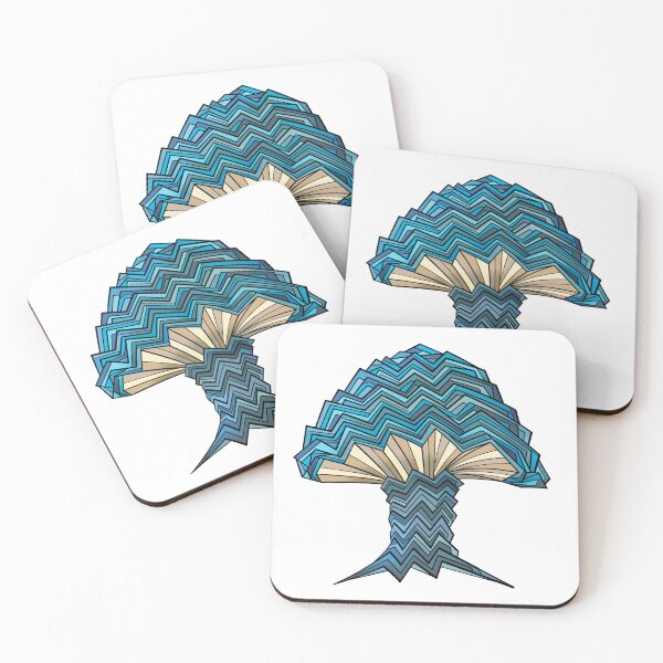 Item preview, Geometric Blue Mushroom designed and sold by DaveDanchuk.