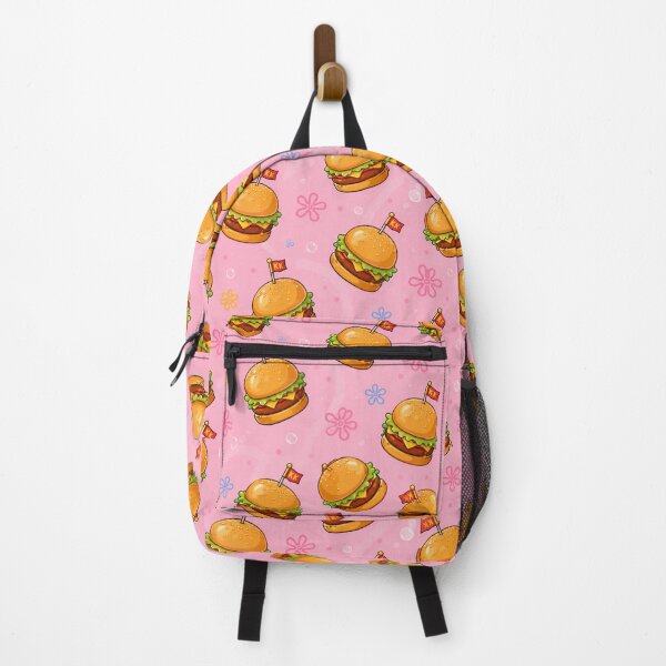 Item preview, SpongeBob Krabby Vibes – Cute Burger Pattern designed and sold by DibujandoPorfa.
