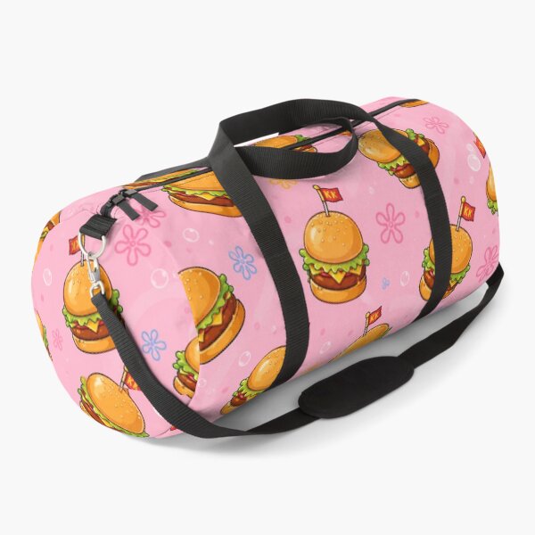 Item preview, SpongeBob Krabby Vibes – Cute Burger Pattern designed and sold by DibujandoPorfa.