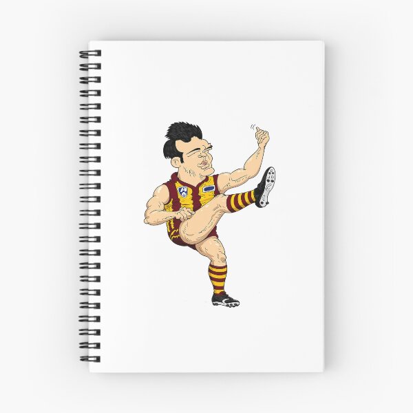 Item preview, Jason Dunstall Hawthorn Football Club Classic Hand Drawn Art Cartoon designed and sold by Luke Foran Sports Art.