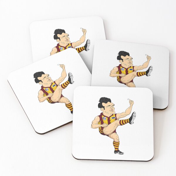 Item preview, Jason Dunstall Hawthorn Football Club Classic Hand Drawn Art Cartoon designed and sold by Luke Foran Sports Art.
