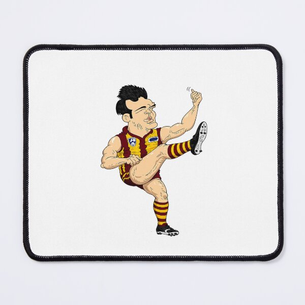 Item preview, Jason Dunstall Hawthorn Football Club Classic Hand Drawn Art Cartoon designed and sold by Luke Foran Sports Art.