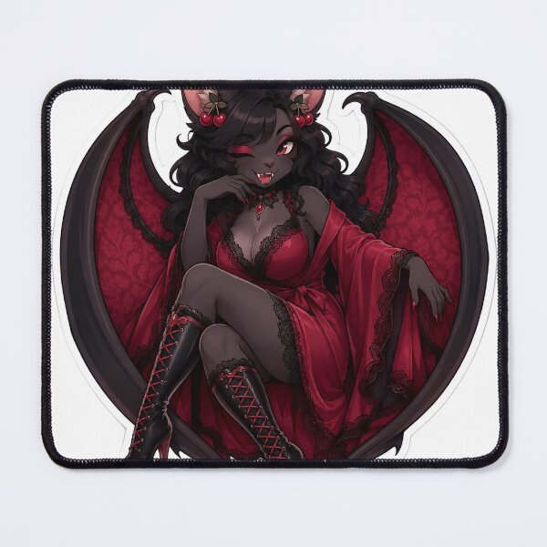 Item preview, Cherry Bat Gothic Flirt designed and sold by Furrenzy.